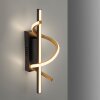 Leuchten Direkt LED spiral wall light Emanda, brass spiral, 3000 Kelvin warm white