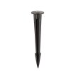 Leuchten Direkt LED ground spike light ZIRKULU, ring-shaped head, 3000 Kelvin warm white