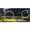 Leuchten Direkt LED ground spike light ZIRKULU, ring-shaped head, 3000 Kelvin warm white
