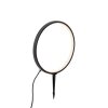 Leuchten Direkt LED ground spike light ZIRKULU, ring-shaped head, 3000 Kelvin warm white