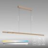 Paul Neuhaus LED pendant light ADRIANA, champagne, tunable 2700-5000 Kelvin, length 179 cm