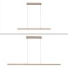 Paul Neuhaus LED pendant light ADRIANA, champagne, tunable 2700-5000 Kelvin, length 179 cm