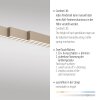 Paul Neuhaus LED pendant light ADRIANA, champagne, tunable 2700-5000 Kelvin, length 179 cm