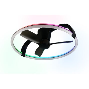 Reality LED ceiling fan light Stockholm, adjustable colour temperature 2700-6500 Kelvin