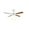 Reality Retro ceiling fan light Hammerfest with 4 blades, 3 speeds and pull cords