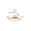 Reality LED ceiling fan light Volda, adjustable colour temperature 2700-6500 Kelvin