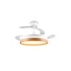 Reality LED ceiling fan light Volda, adjustable colour temperature 2700-6500 Kelvin