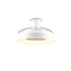 Reality LED ceiling fan light Vansbro, white, adjustable colour temperature 2700-6500 Kelvin