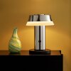 Brilliant LED table lamp Kinich with conical white shade, 2700 Kelvin warm white