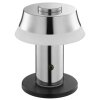 Brilliant LED table lamp Kinich with conical white shade, 2700 Kelvin warm white