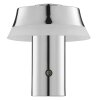Brilliant LED table lamp Kinich with conical white shade, 2700 Kelvin warm white