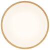 Brilliant Modern LED Round Ceiling Light Teranon, light wood rim, 3000 Kelvin warm white