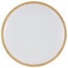 Brilliant Modern LED Round Ceiling Light Teranon, light wood rim, 3000 Kelvin warm white