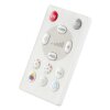 Brilliant Round LED Ceiling Light Lumaro, RGB, Remote-dimmable, 4000 Kelvin neutral white