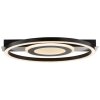 Brilliant LED ceiling light Maureen, round rings, memory function, 3000 Kelvin warm white