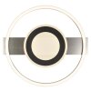 Brilliant LED ceiling light Maureen, round rings, memory function, 3000 Kelvin warm white