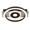 Brilliant LED Ceiling Light Maureen, black shade, memory function, 3000 Kelvin warm white