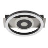Brilliant LED Ceiling Light Maureen, black shade, memory function, 3000 Kelvin warm white