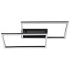 Brilliant LED rectangular-frame ceiling light Jorvic with two overlapping frames