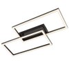 Brilliant LED rectangular-frame ceiling light Jorvic with two overlapping frames