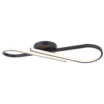 Brilliant LED ceiling light Hinton with loop design, dimmable, 3000 Kelvin warm white