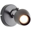 Brilliant Wall Spotlight Vertino, conical head, black shade, 3000 Kelvin warm white