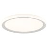 Brilliant LED ceiling light Carloz, flat, round, memory function, 3000 Kelvin warm white