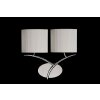 Mantra Eve wall light chrome, 2-light sources