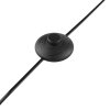 Brilliant Leuchten Floor lamp Fanny with a round white cottage-style glass shade