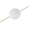 Brilliant Floor Lamp Arlo with a cylindrical beige fabric shade and wooden collar