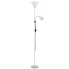 Brilliant modern floor lamp Spari with a conical uplighter and curved reading arm