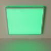 Brilliant modern LED ceiling light Tanida, 4000 Kelvin neutral white, dimmable by remote