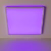 Brilliant modern LED ceiling light Tanida, 4000 Kelvin neutral white, dimmable by remote