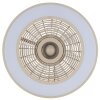 Brilliant flat LED ceiling fan Catania, adjustable colour temperature 2700-6500 Kelvin