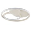 Brilliant LED ceiling light Runda, memory function, warm white 3000 Kelvin, layered rings