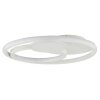 Brilliant white LED round ceiling light Runda, memory, 3000 Kelvin warm white