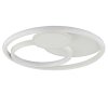Brilliant white LED round ceiling light Runda, memory, 3000 Kelvin warm white