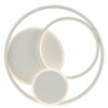 Brilliant white LED round ceiling light Runda, memory, 3000 Kelvin warm white