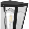 Brilliant conical path light Westcliff with clear-glass lantern head for the house entrance