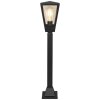 Brilliant conical path light Westcliff with clear-glass lantern head for the house entrance