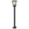 Brilliant Path Light Westcliff with a tapered lantern head, modern anthracite finish