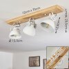 SVANFOLK Ceiling Light brown, white, 3-light sources
