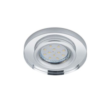 recessed light Trio Leuchten PIRIN chrome, 1-light source