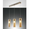 Fabas Luce SINTESI Pendant Light polished nickel, 3-light sources
