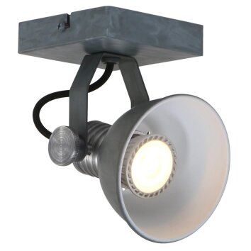 Steinhauer BROOKLY spotlight LED grey, 1-light source