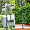 NATAL FROST Lamp Post green, black, 3-light sources