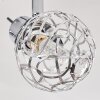 KALIPURO Ceiling light chrome, 2-light sources