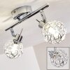 KALIPURO Ceiling light chrome, 2-light sources