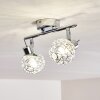 KALIPURO Ceiling light chrome, 2-light sources