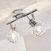 KALIPURO Ceiling light chrome, 2-light sources